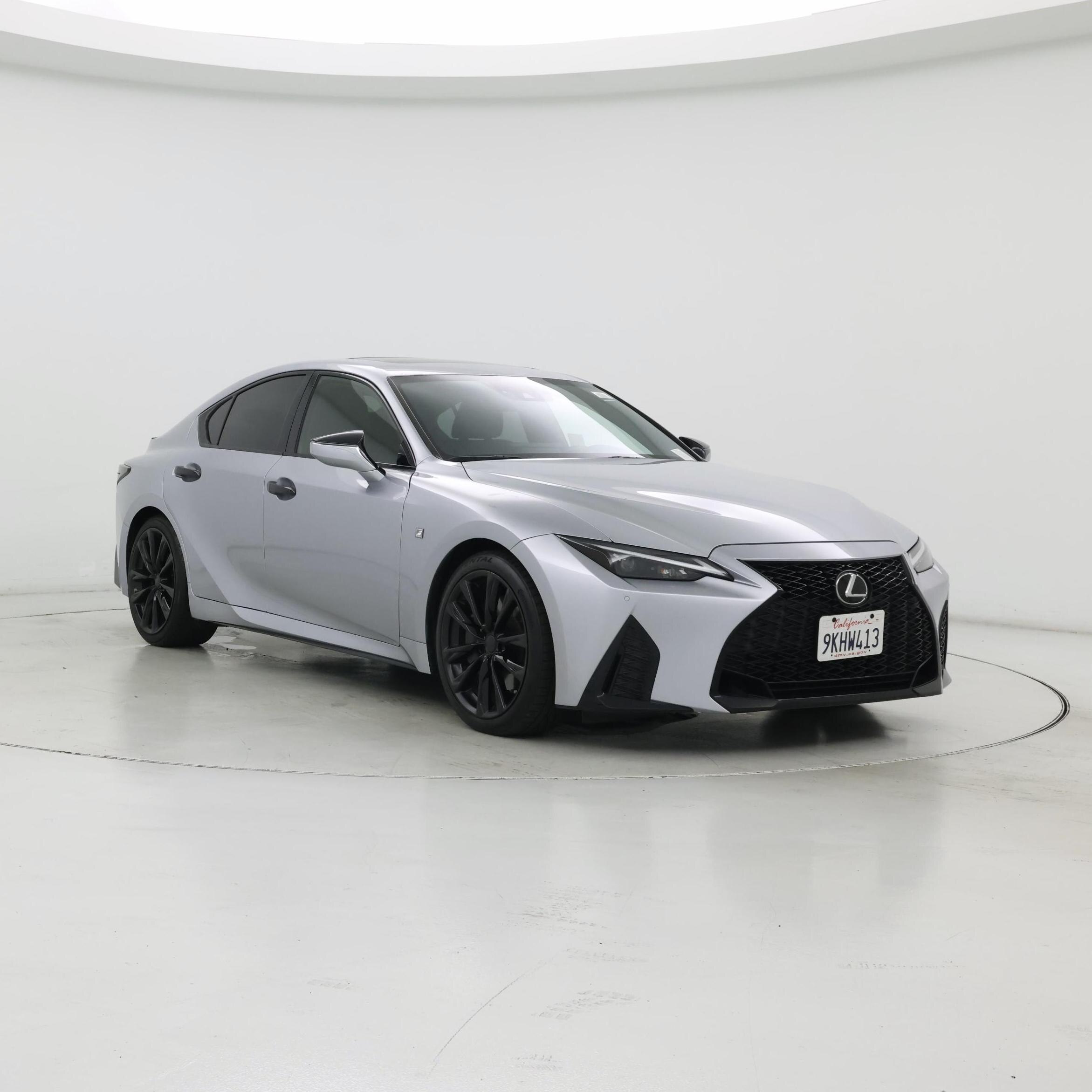 Silver 2021 Lexus IS Sedan Rear-Wheel Drive Automatic