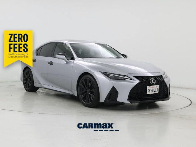 Silver 2021 Lexus IS Sedan Rear-Wheel Drive Automatic