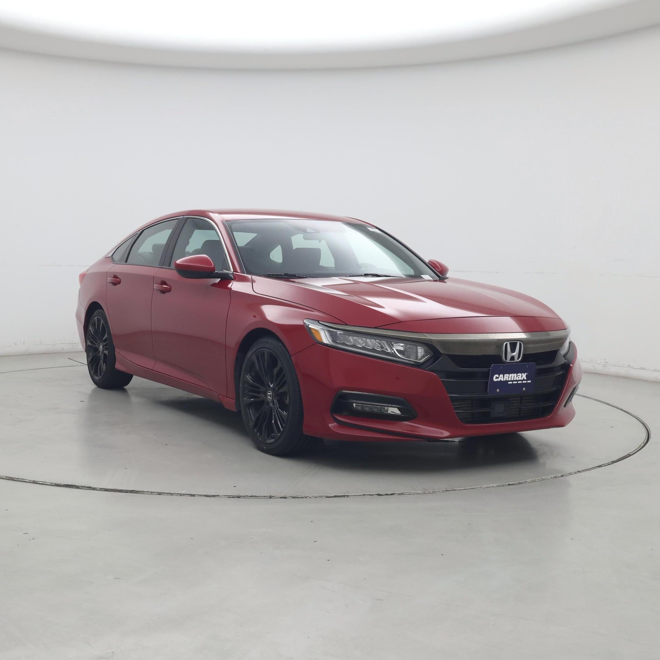 Red 2018 Honda Accord Sedan Front-Wheel Drive Automatic