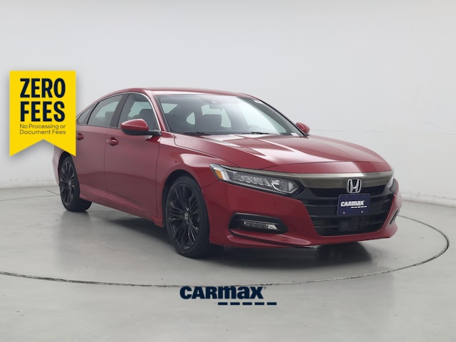 Red 2018 Honda Accord Sedan Front-Wheel Drive Automatic