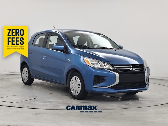 Blue 2024 Mitsubishi Mirage Hatchback Front-Wheel Drive Automatic