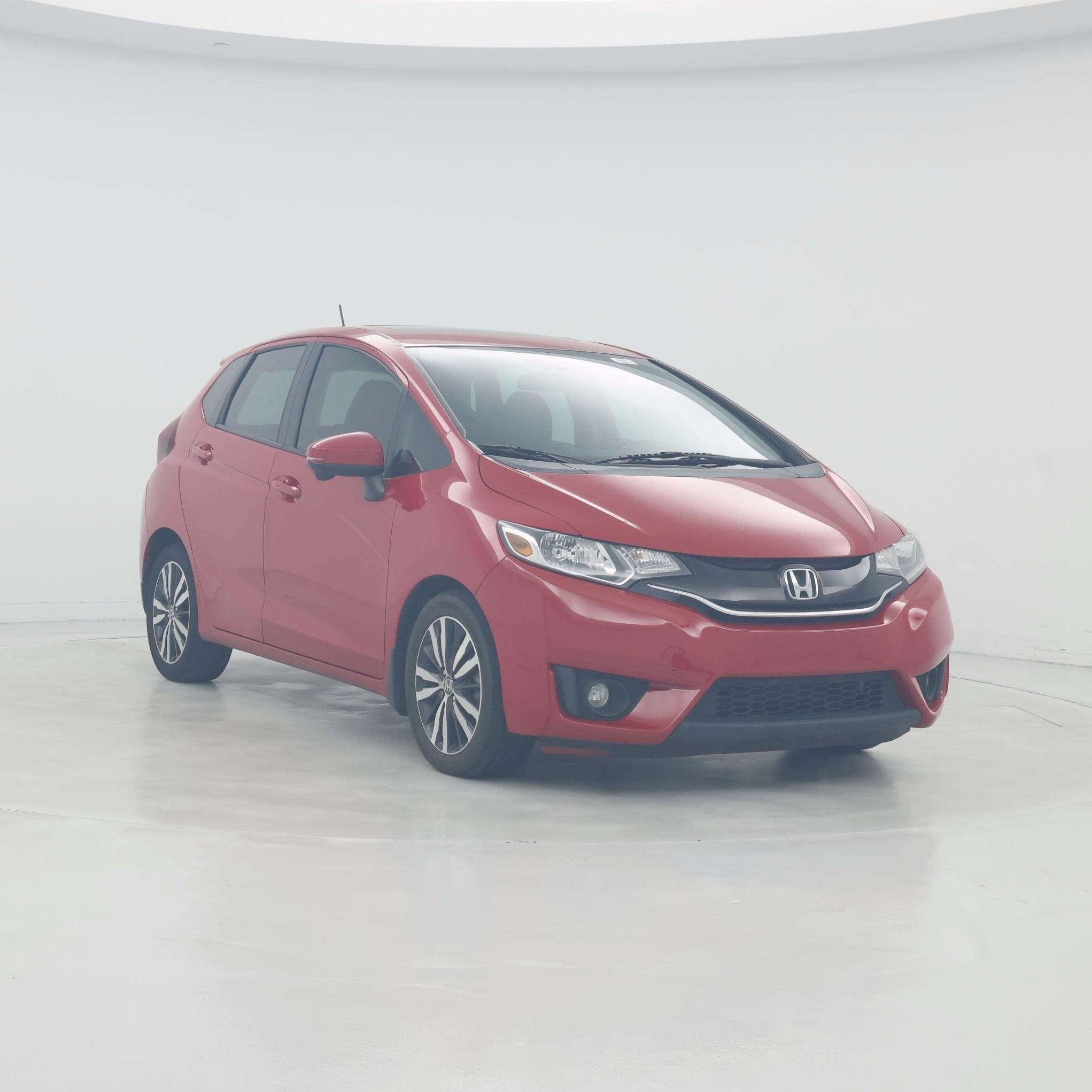 Red 2017 Honda Fit Hatchback Front-Wheel Drive Automatic