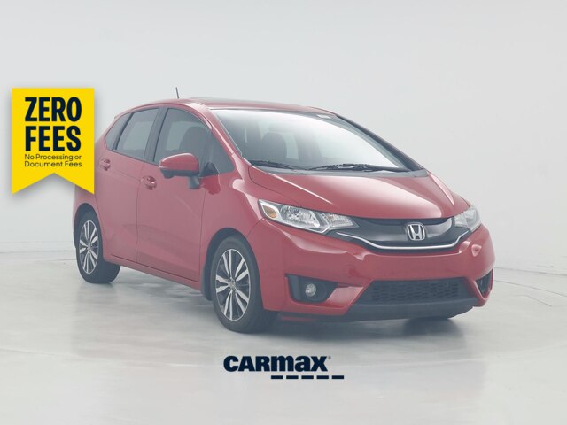 Red 2017 Honda Fit Hatchback Front-Wheel Drive Automatic