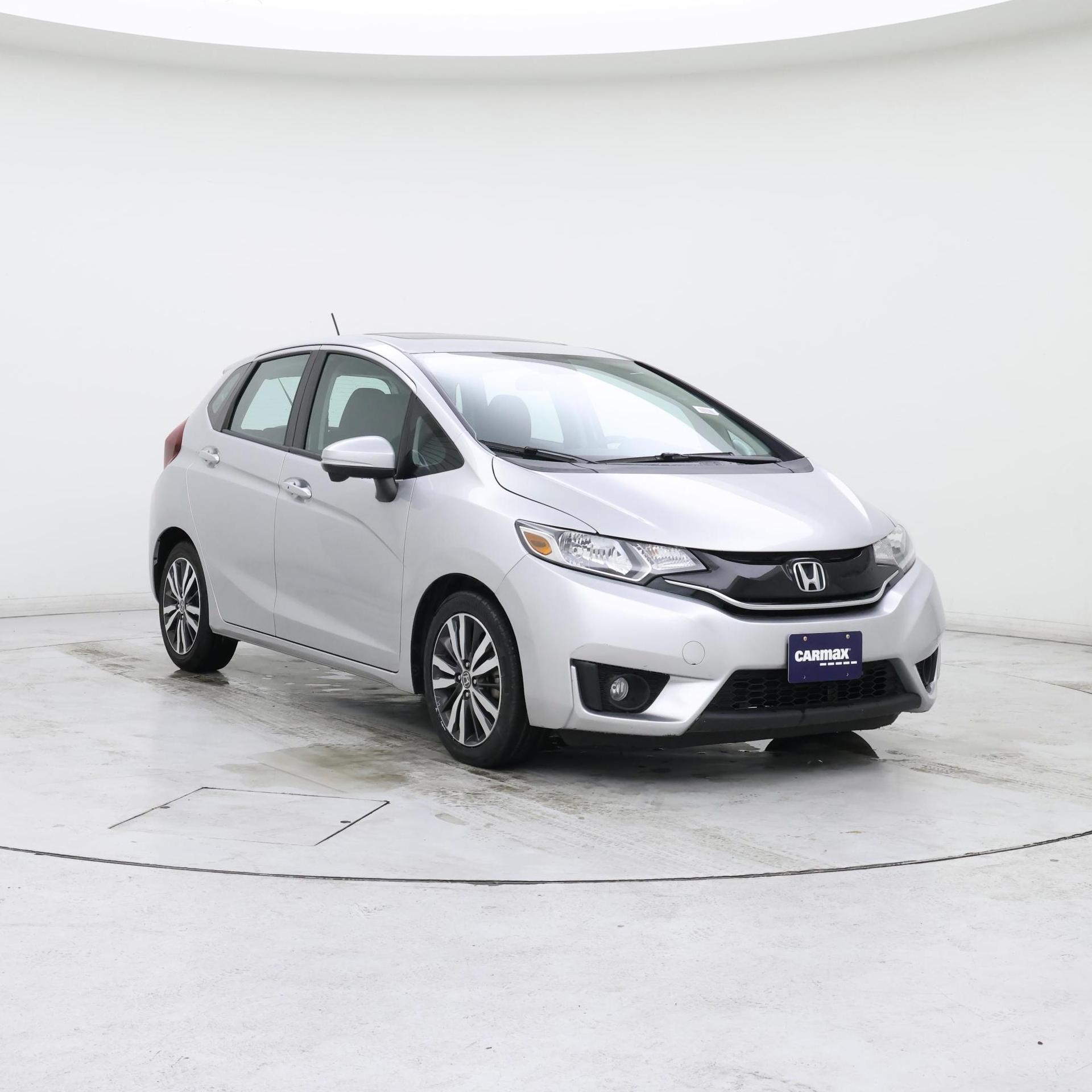 Silver 2015 Honda Fit Hatchback Front-Wheel Drive Automatic
