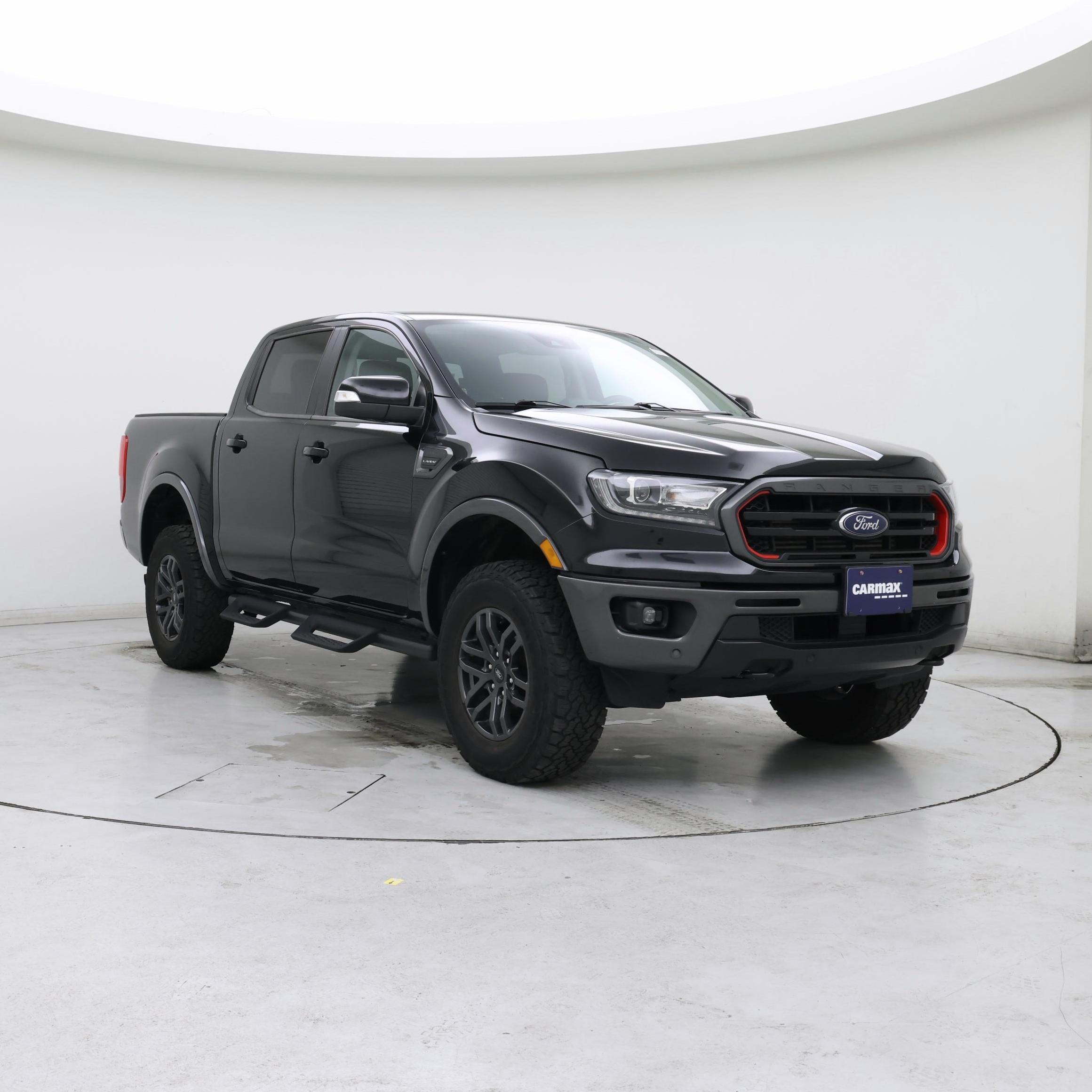 Black 2022 Ford Ranger Pickup Truck Four-Wheel Drive Automatic