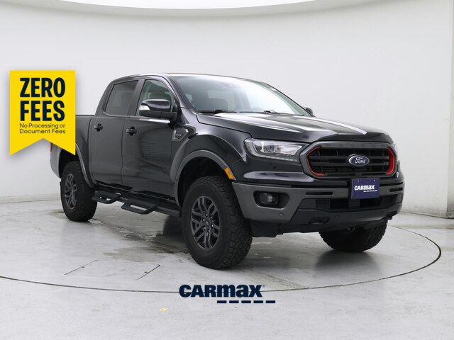 Black 2022 Ford Ranger Pickup Truck Four-Wheel Drive Automatic