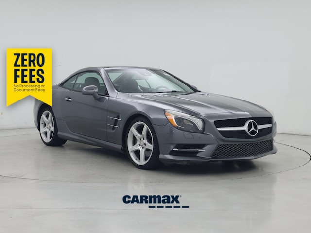 Gray 2016 Mercedes-Benz SL-Class Convertible Rear-Wheel Drive Automatic