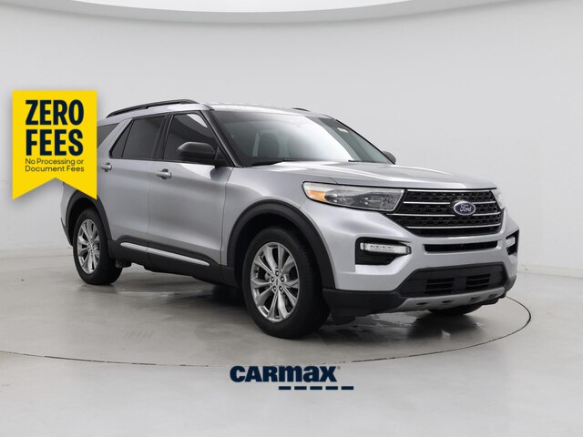 Silver 2023 Ford Explorer SUV / Crossover Rear-Wheel Drive Automatic