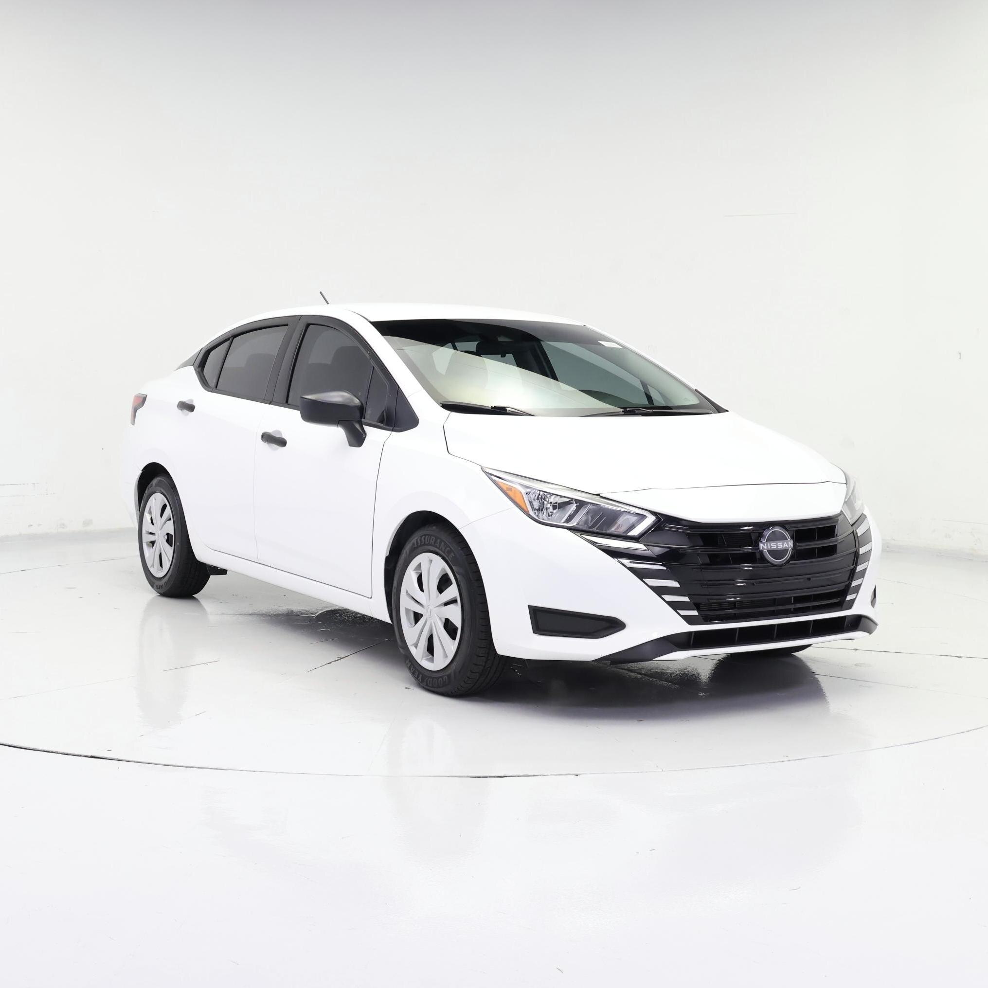 White 2023 Nissan Versa Sedan Front-Wheel Drive Automatic