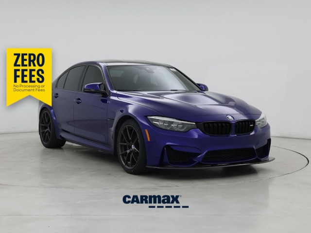 Blue 2018 BMW M3 Sedan Rear-Wheel Drive Automatic