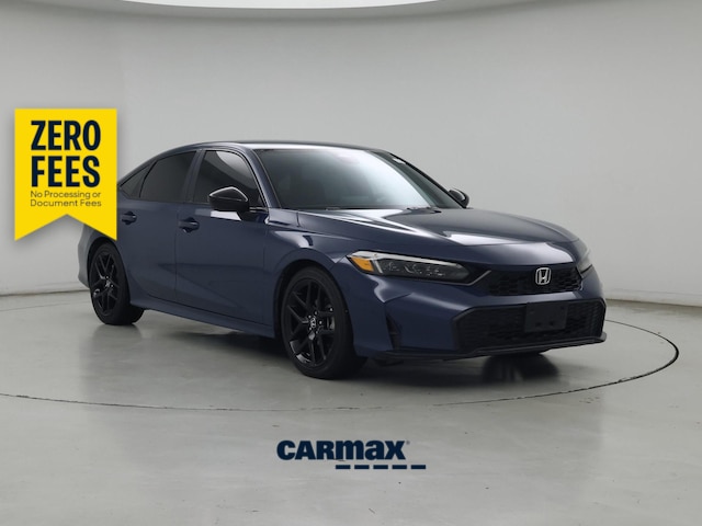 Blue 2025 Honda Civic Sedan Front-Wheel Drive Automatic