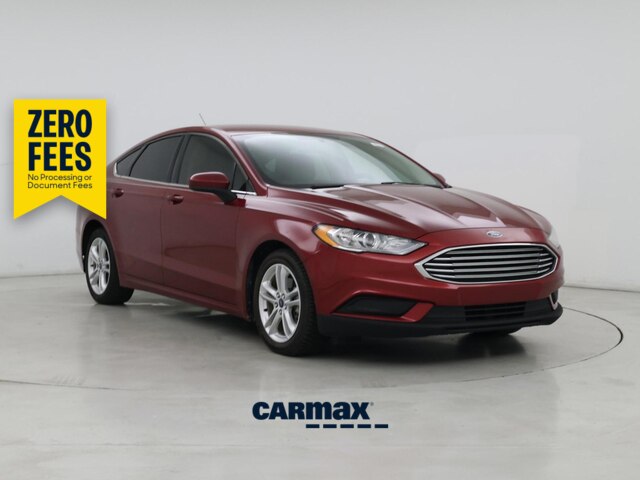 Red 2018 Ford Fusion Hybrid Sedan Front-Wheel Drive Automatic