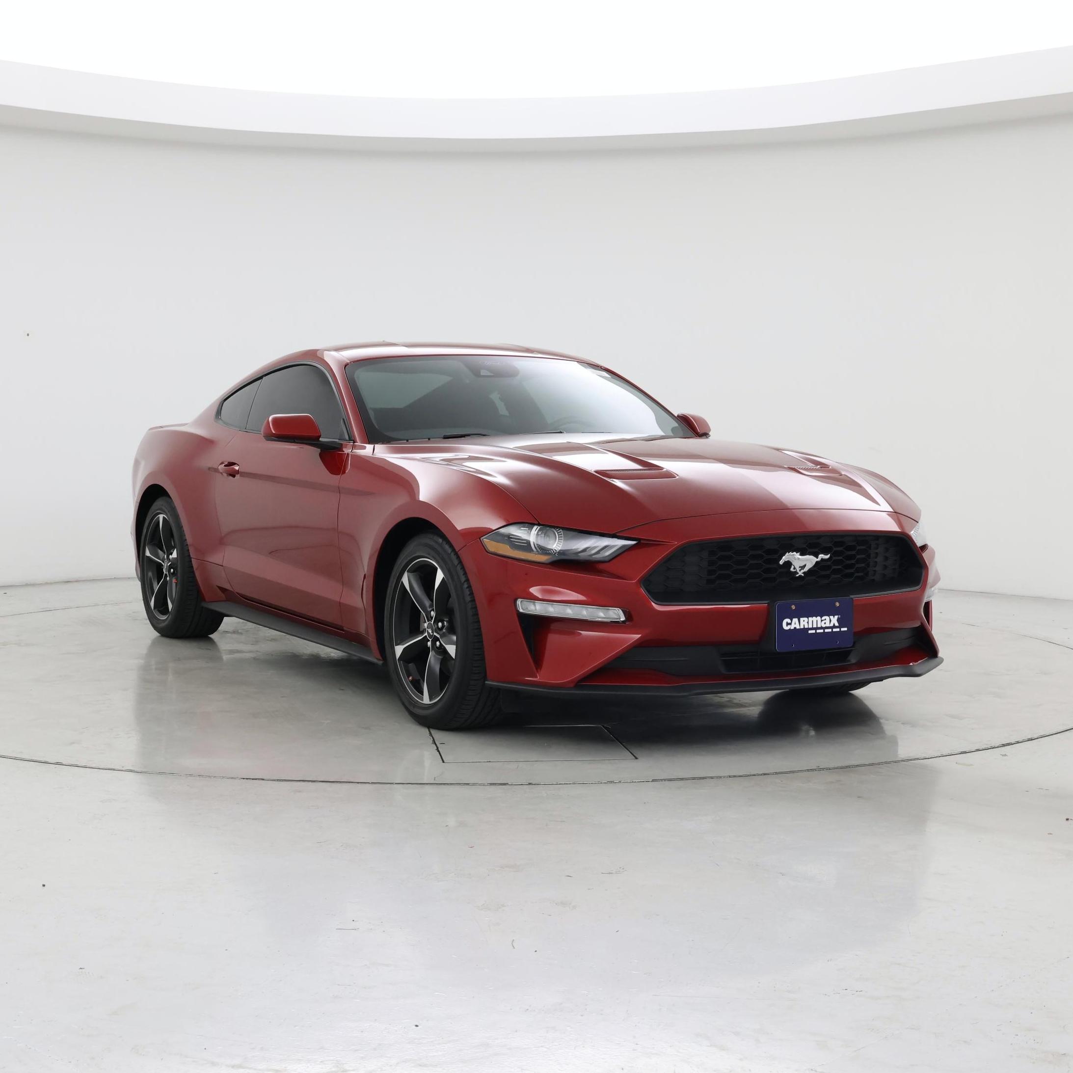 Red 2021 Ford Mustang Coupe Rear-Wheel Drive Automatic