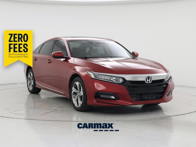 Red 2018 Honda Accord Sedan Front-Wheel Drive Automatic