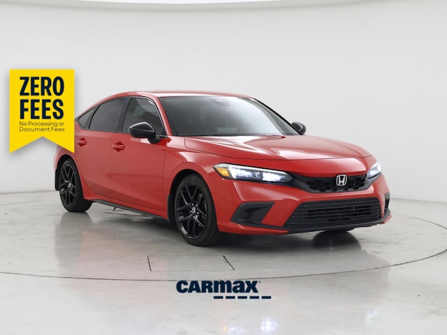 Red 2022 Honda Civic Hatchback Hatchback Front-Wheel Drive Automatic