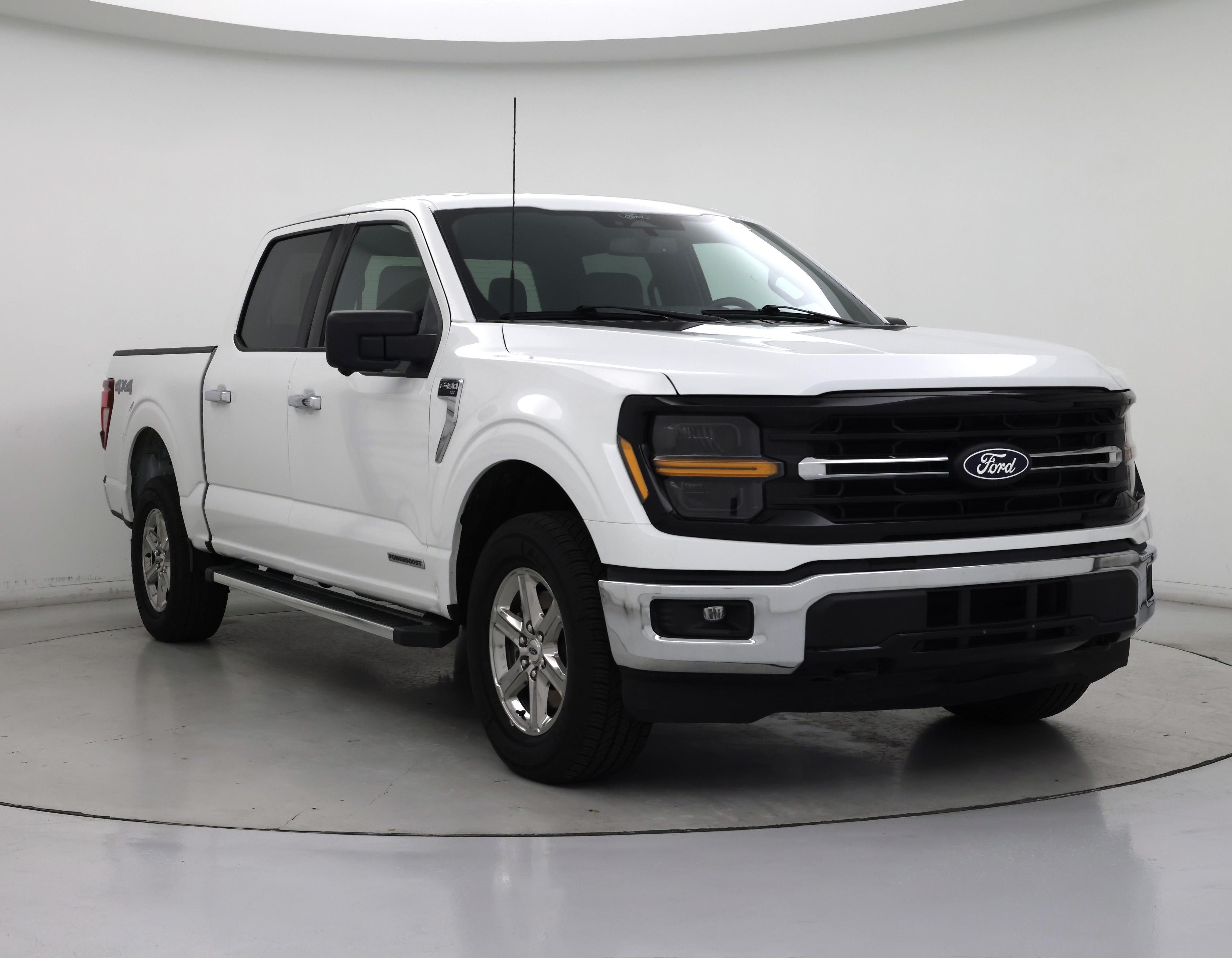 White 2024 Ford F-150 Pickup Truck Four-Wheel Drive Automatic