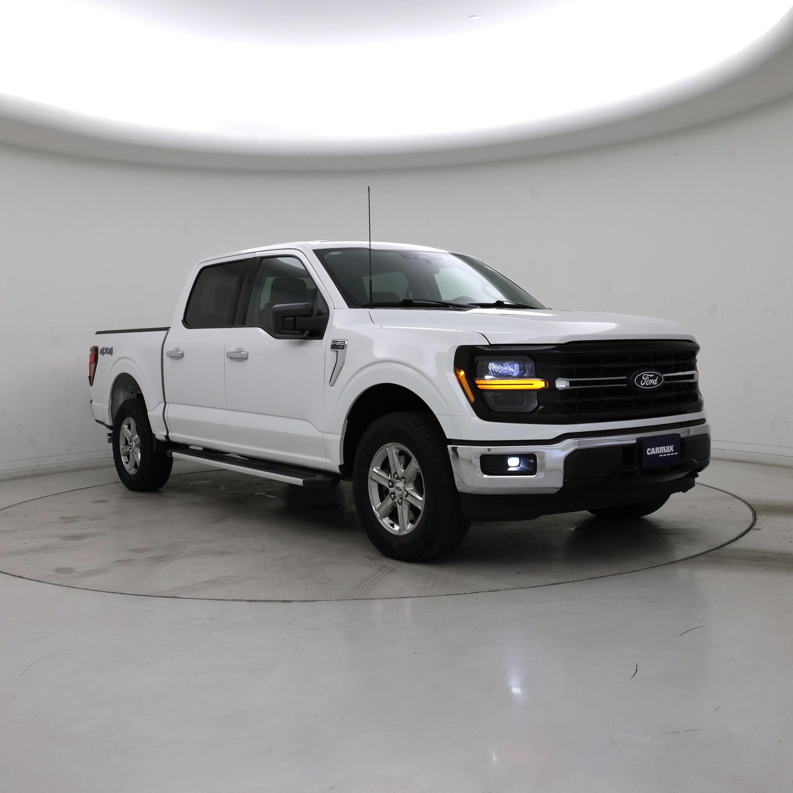 White 2025 Ford F-150 Pickup Truck Four-Wheel Drive Automatic