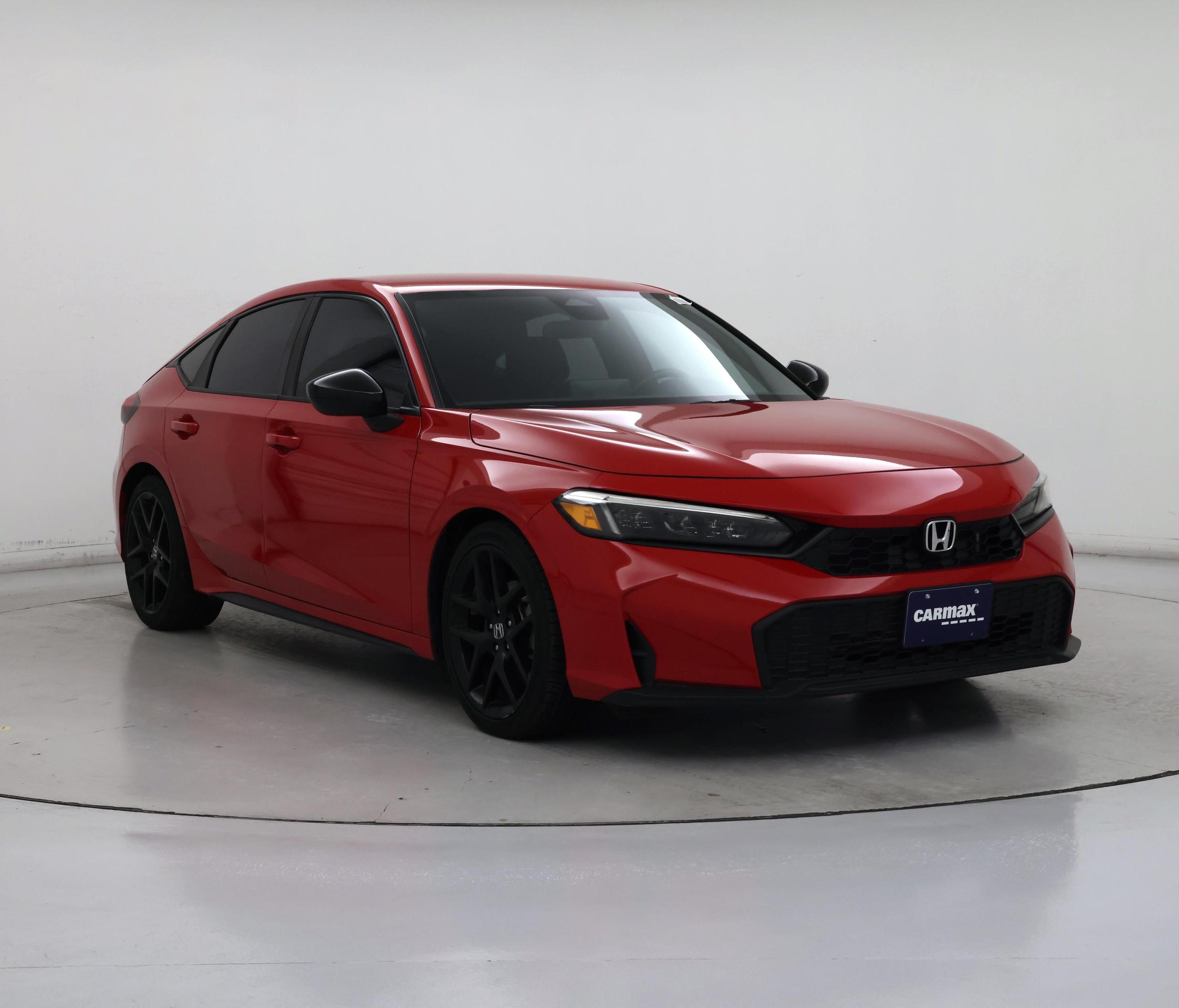 Red 2025 Honda Civic Hatchback Hatchback Front-Wheel Drive Automatic