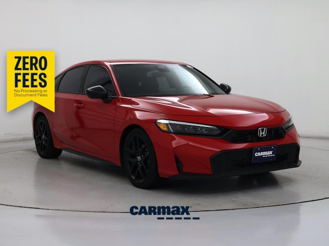 Red 2025 Honda Civic Hatchback Hatchback Front-Wheel Drive Automatic