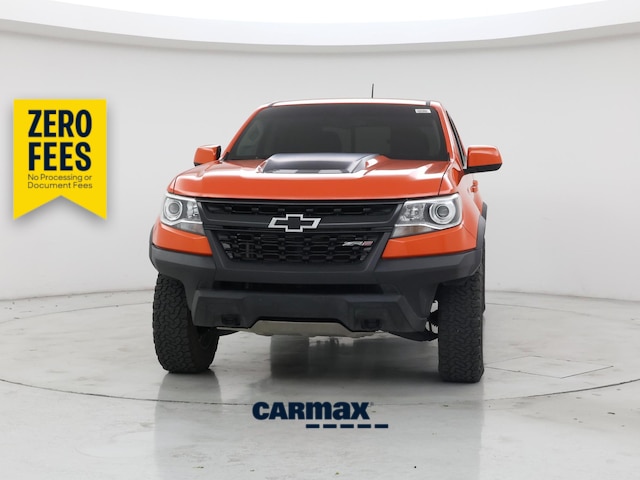 Orange 2019 Chevrolet Colorado Pickup Truck Four-Wheel Drive Automatic
