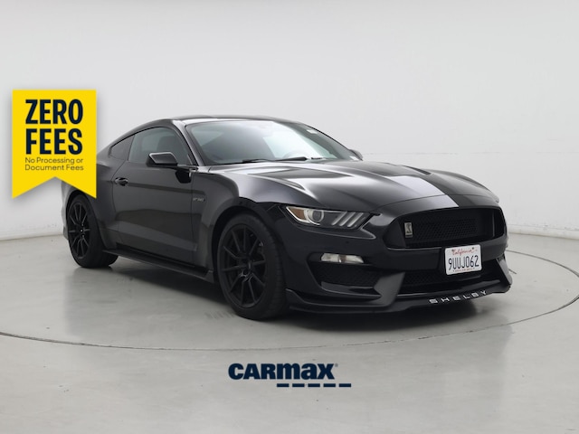 Black 2016 Ford Mustang Shelby GT350 Coupe Rear-Wheel Drive Manual