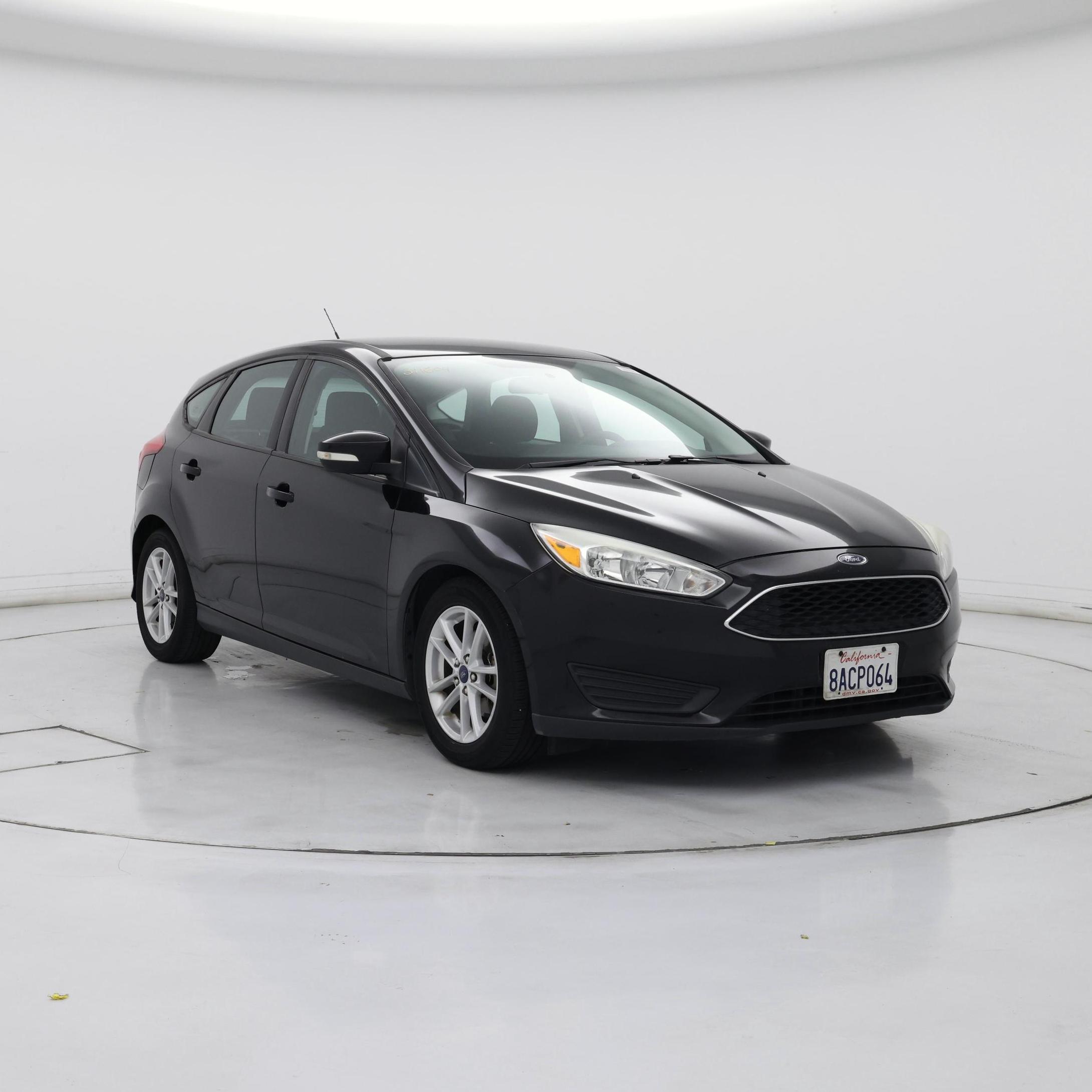 Black 2017 Ford Focus Hatchback Front-Wheel Drive Automatic