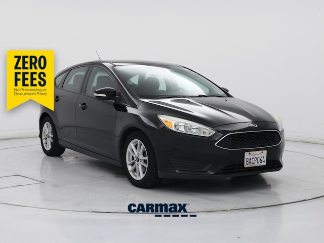 Black 2017 Ford Focus Hatchback Front-Wheel Drive Automatic