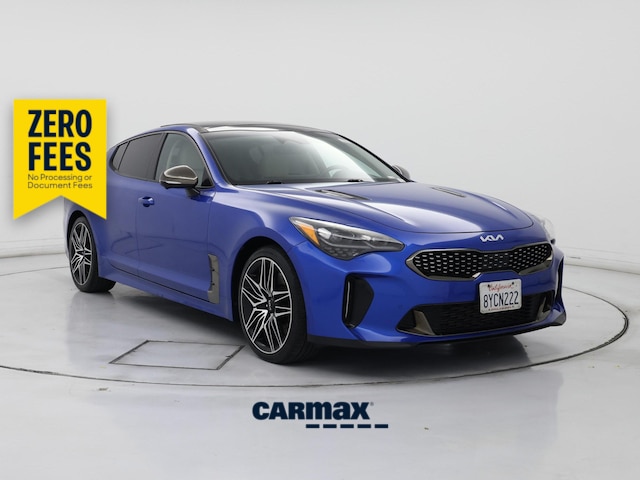 Blue 2022 Kia Stinger Sedan Rear-Wheel Drive Automatic