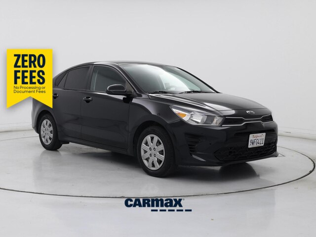 Black 2021 Kia Rio Sedan Front-Wheel Drive Automatic
