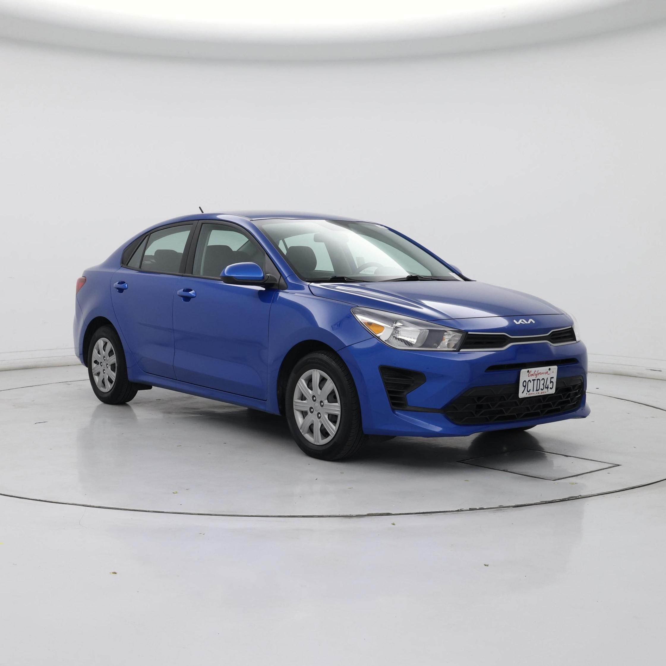 Blue 2022 Kia Rio Sedan Front-Wheel Drive Automatic