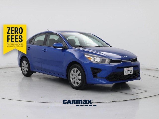 Blue 2022 Kia Rio Sedan Front-Wheel Drive Automatic