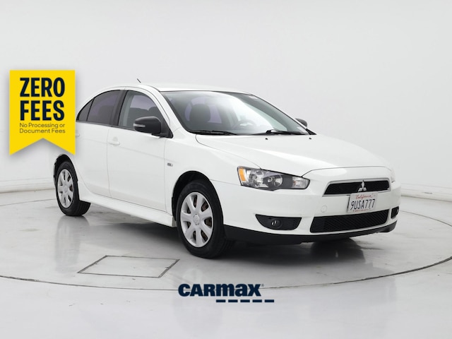 White 2015 Mitsubishi Lancer Sedan Front-Wheel Drive Automatic