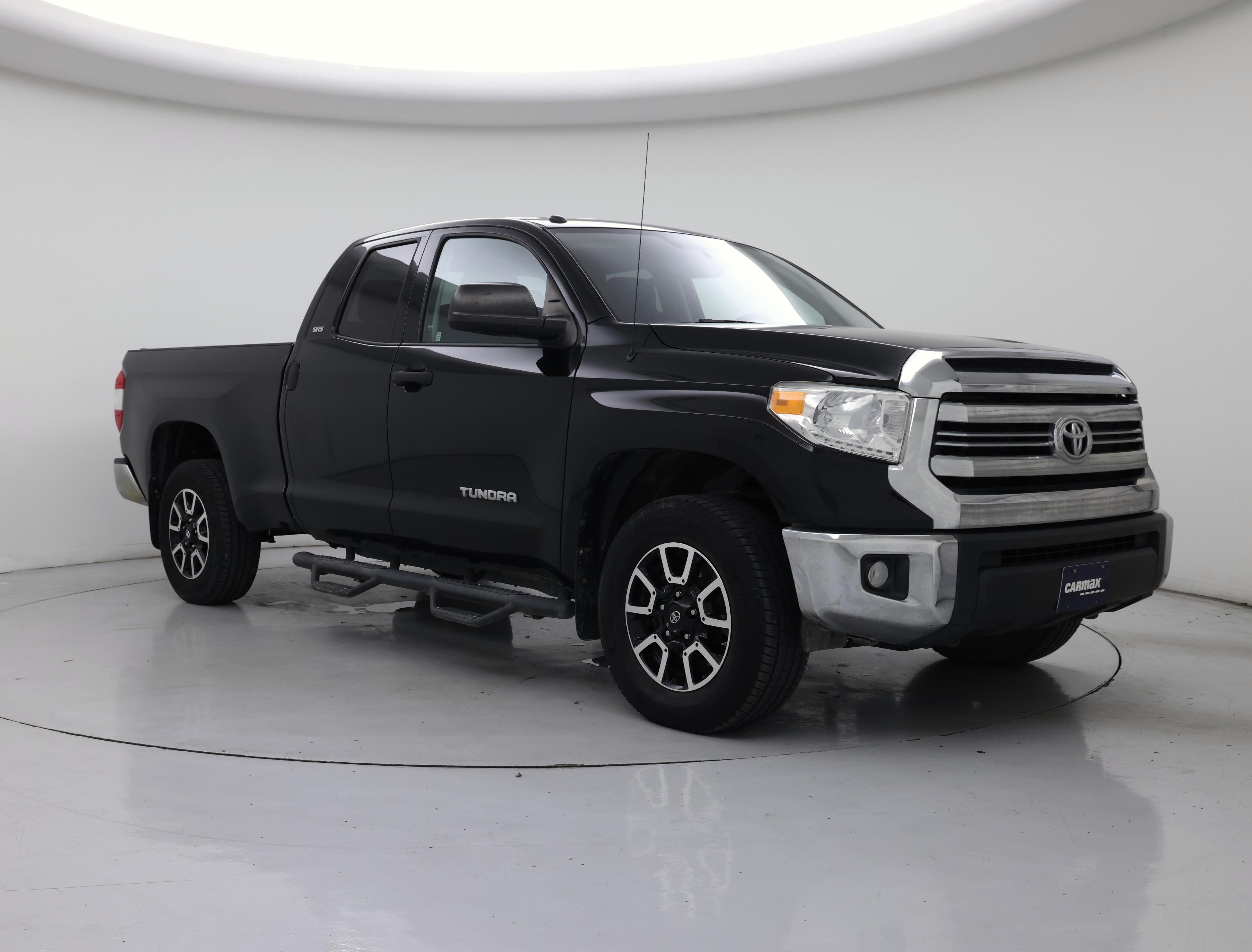 Black 2017 Toyota Tundra Pickup Truck Four-Wheel Drive Automatic