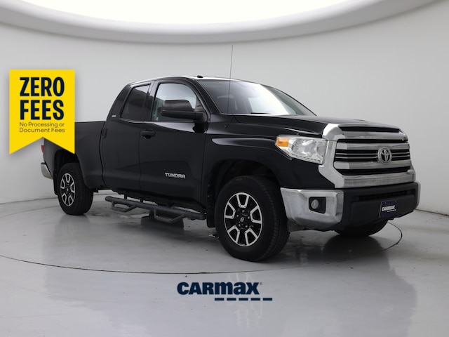 Black 2017 Toyota Tundra Pickup Truck Four-Wheel Drive Automatic