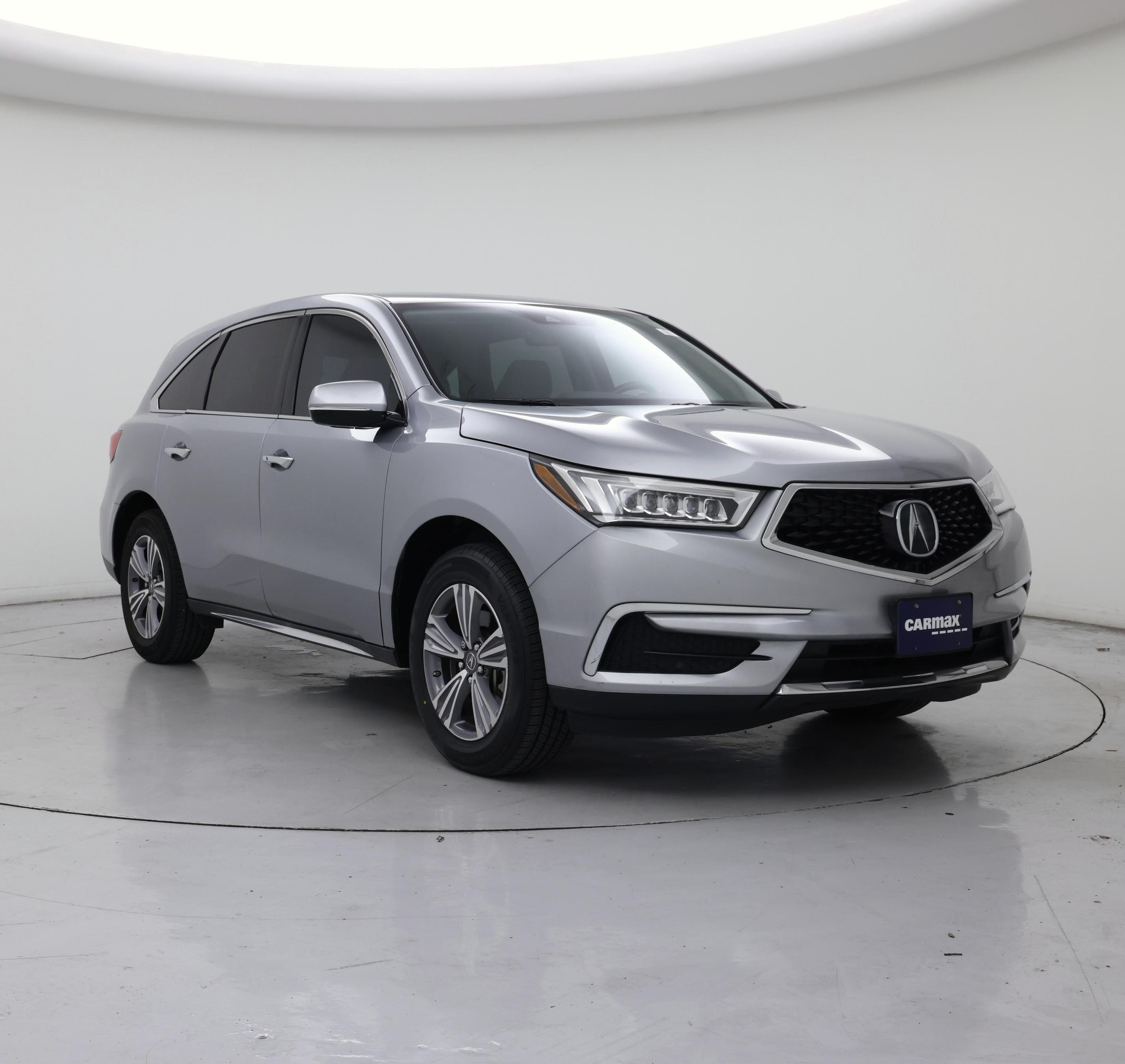 Silver 2020 Acura MDX SUV / Crossover Front-Wheel Drive Automatic