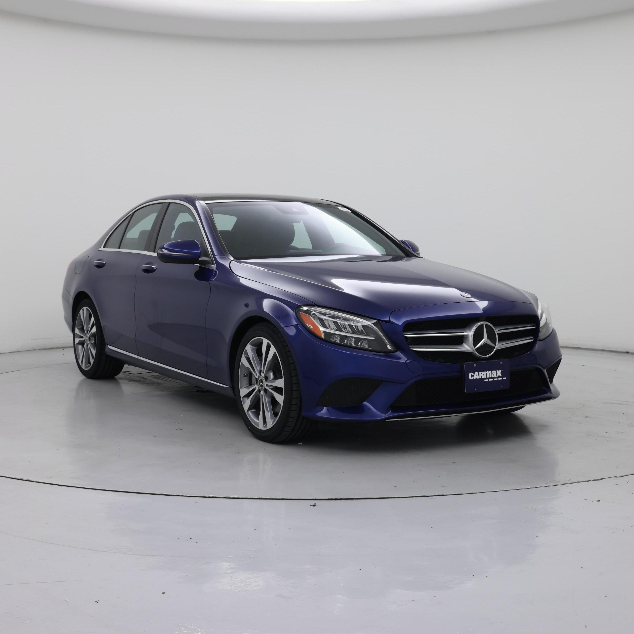 Blue 2020 Mercedes-Benz C-Class Sedan Rear-Wheel Drive Automatic