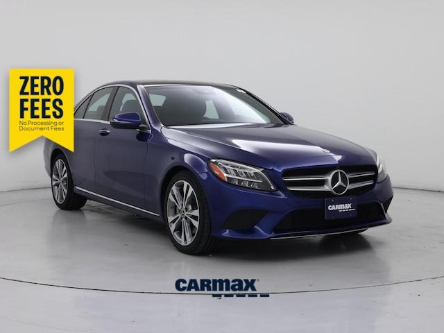 Blue 2020 Mercedes-Benz C-Class Sedan Rear-Wheel Drive Automatic