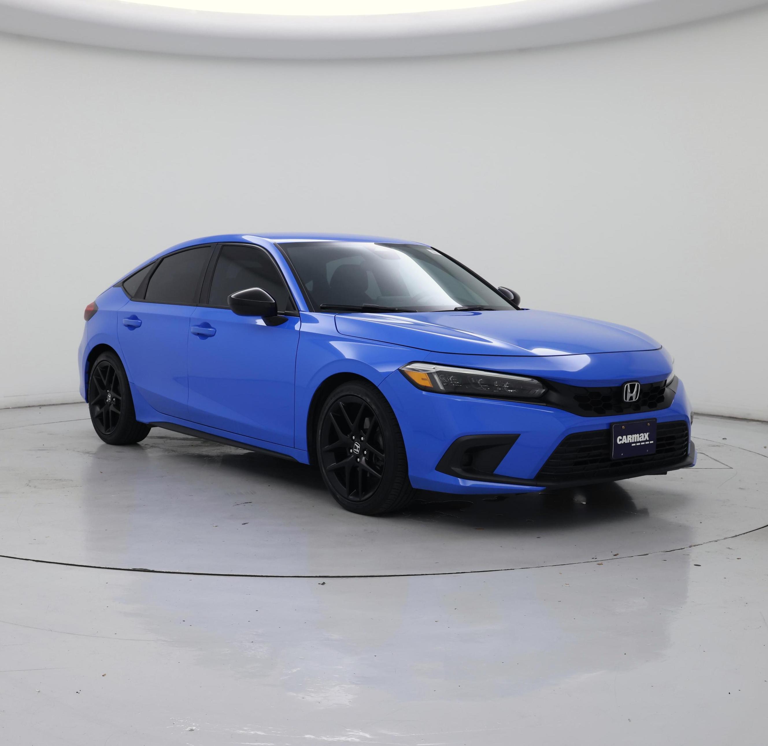 Blue 2024 Honda Civic Hatchback Hatchback Front-Wheel Drive Automatic