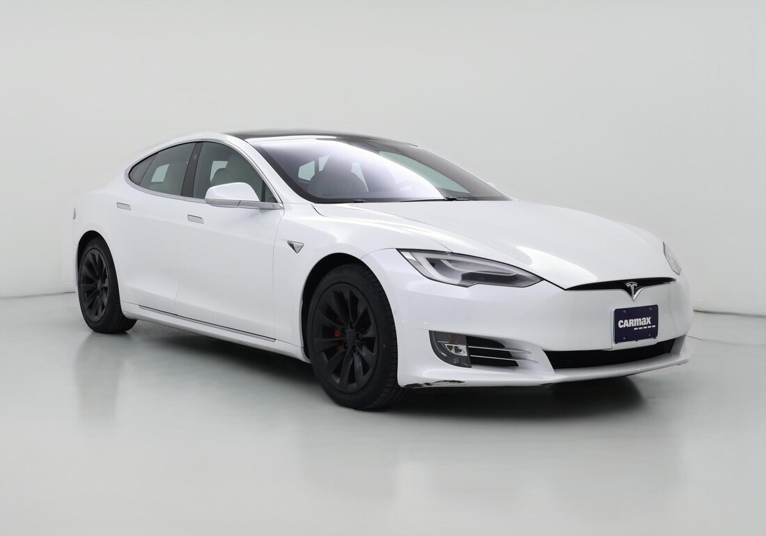 2020 Tesla Model S Performance in White — CarMax photo