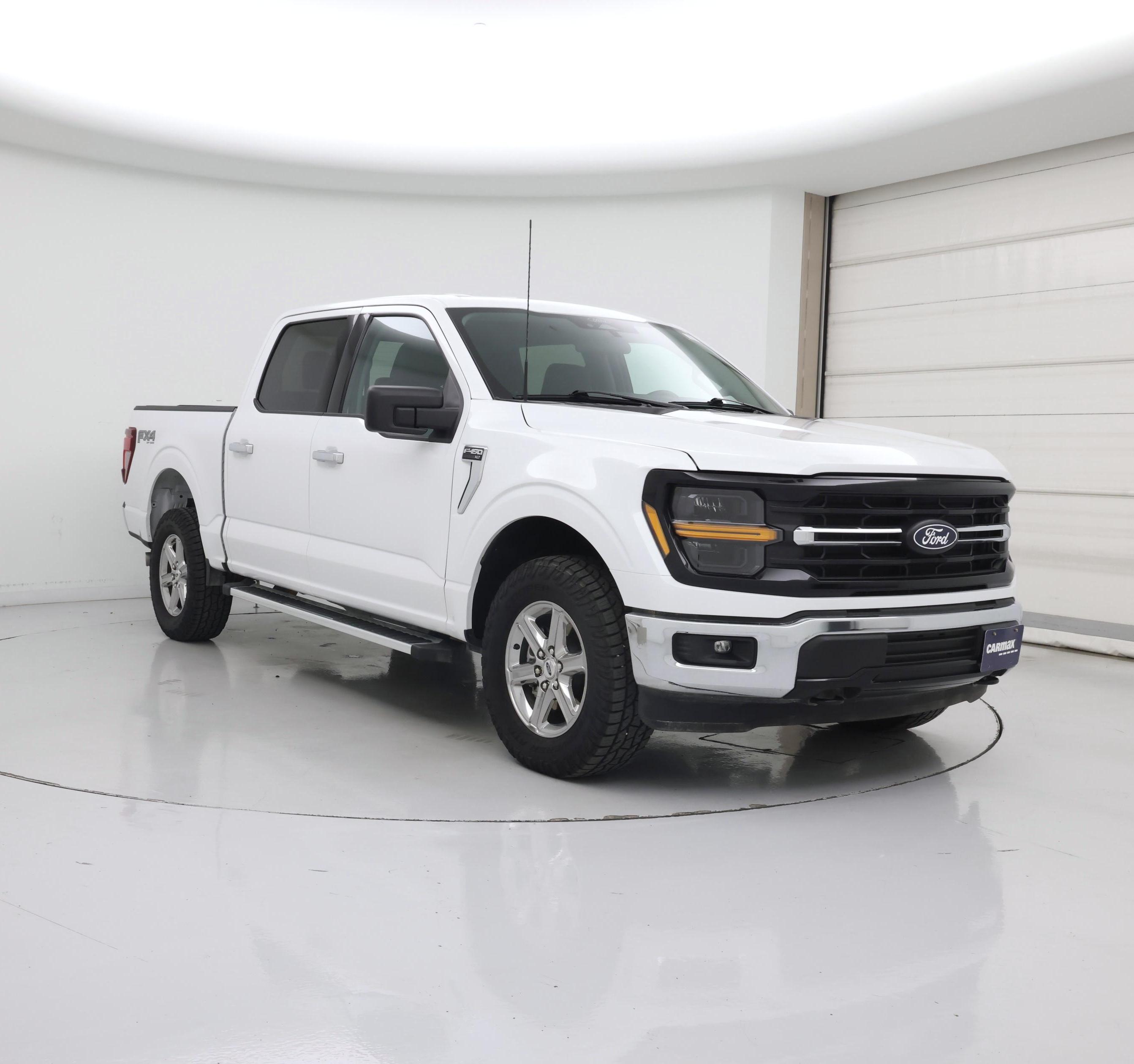 White 2025 Ford F-150 Pickup Truck Four-Wheel Drive Automatic