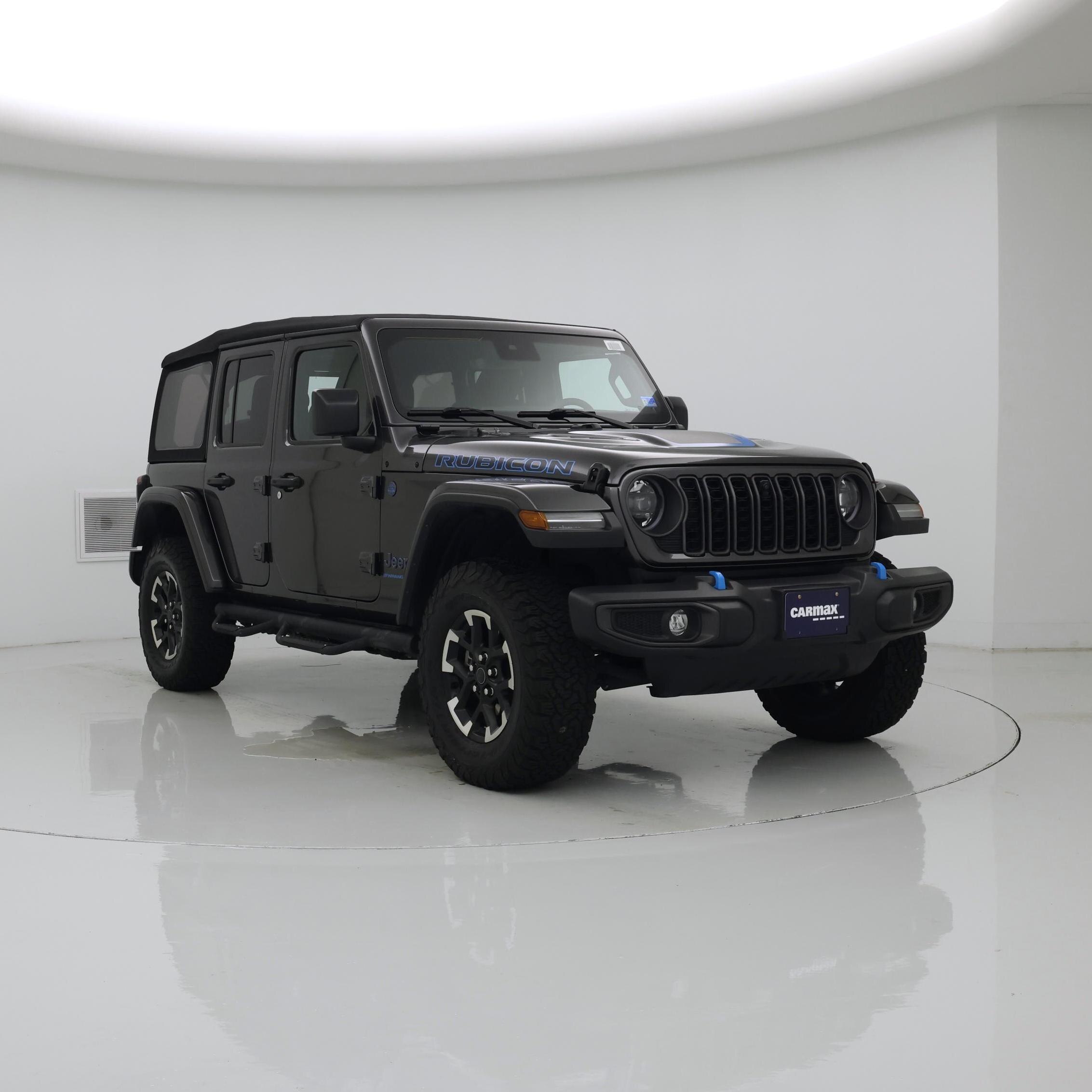 Gray 2024 Jeep Wrangler 4xe Rubicon 4WD SUV / Crossover Four-Wheel Drive Automatic