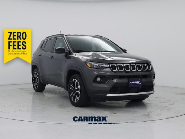 Gray 2023 Jeep Compass Limited 4WD SUV / Crossover Four-Wheel Drive Automatic