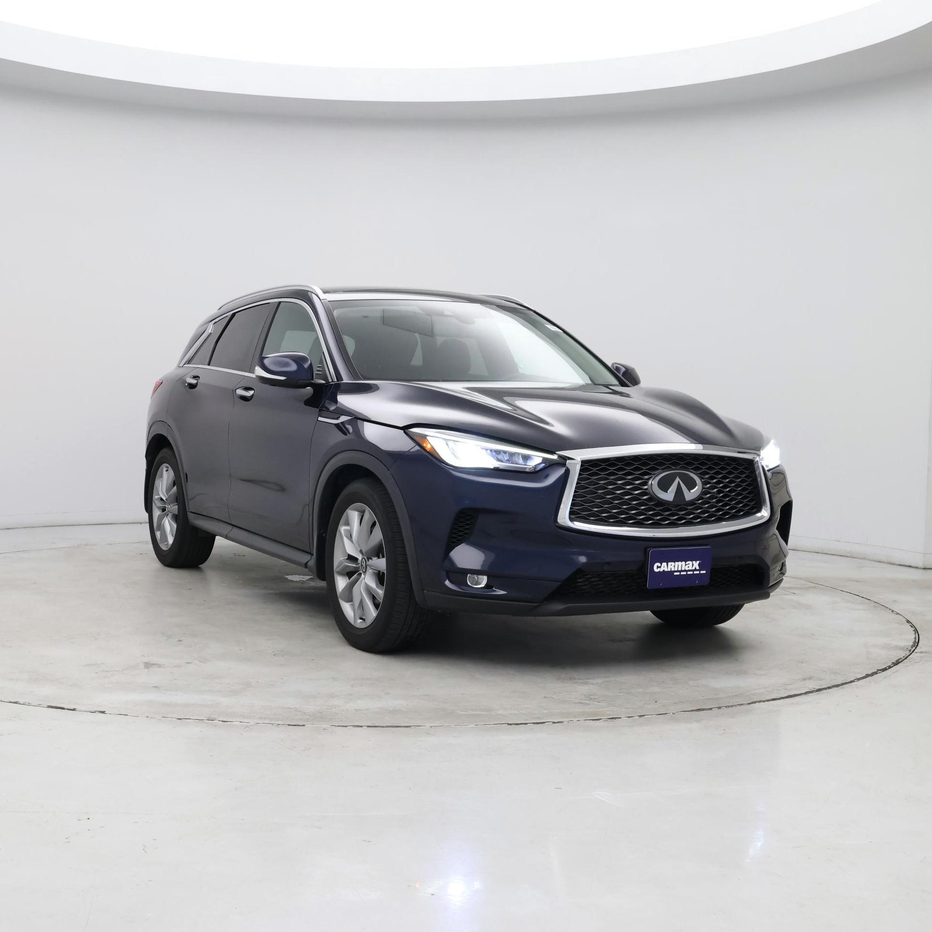 Blue 2022 INFINITI QX50 Essential AWD SUV / Crossover All-Wheel Drive Automatic