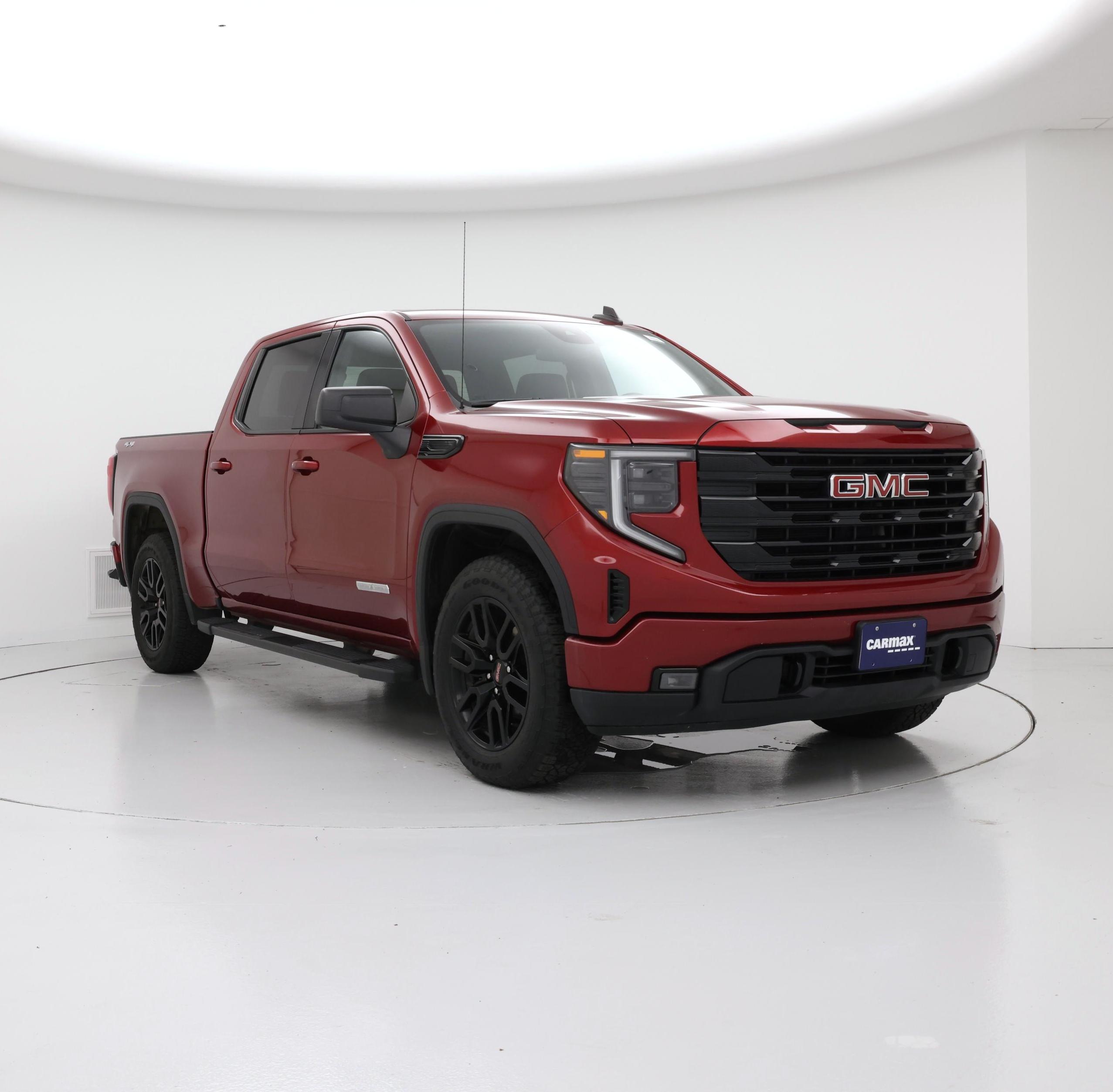 Red 2022 GMC Sierra 1500 Pickup Truck Four-Wheel Drive Automatic