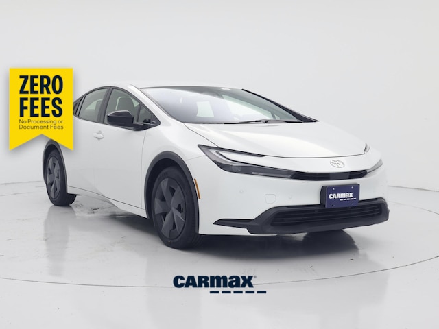 White 2025 Toyota Prius LE FWD Hatchback Front-Wheel Drive Automatic