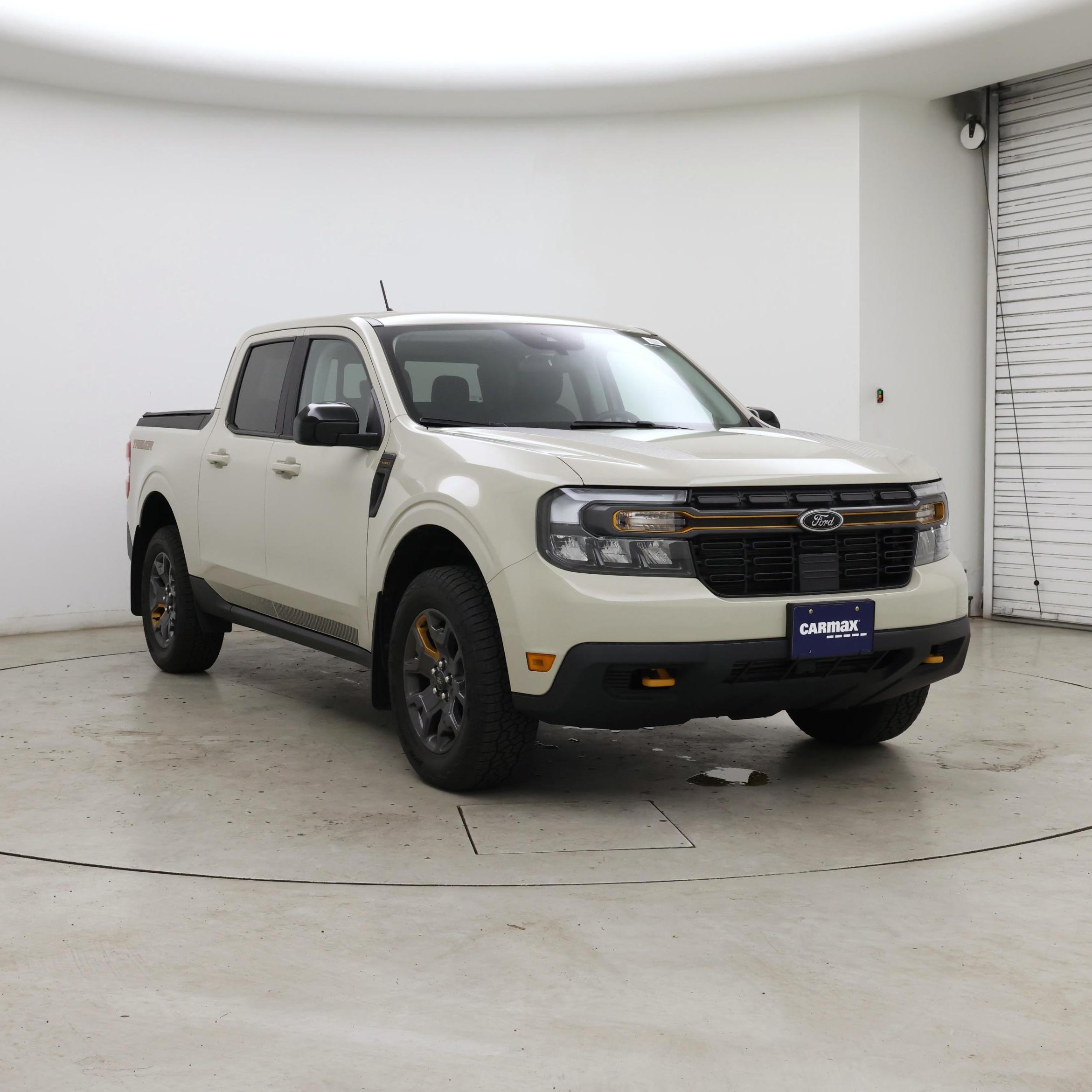 Brown (Tan) 2024 Ford Maverick Lariat SuperCrew AWD Pickup Truck All-Wheel Drive Automatic