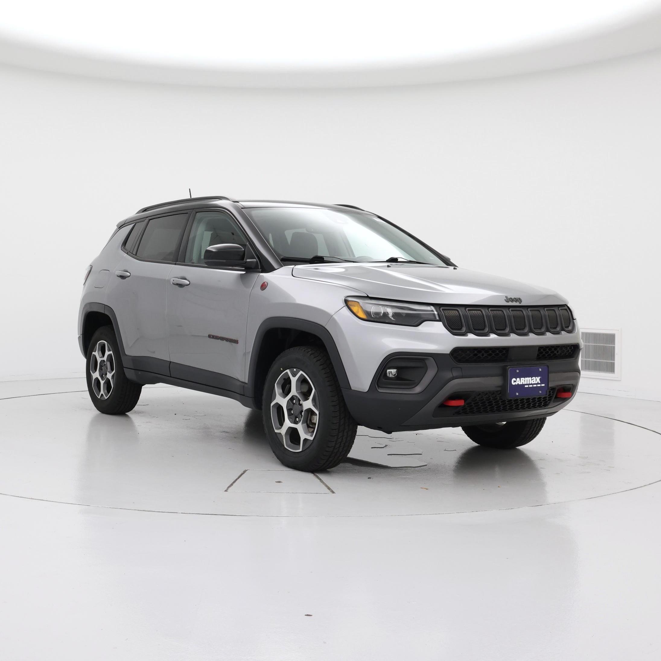 Silver 2022 Jeep Compass SUV / Crossover Four-Wheel Drive Automatic