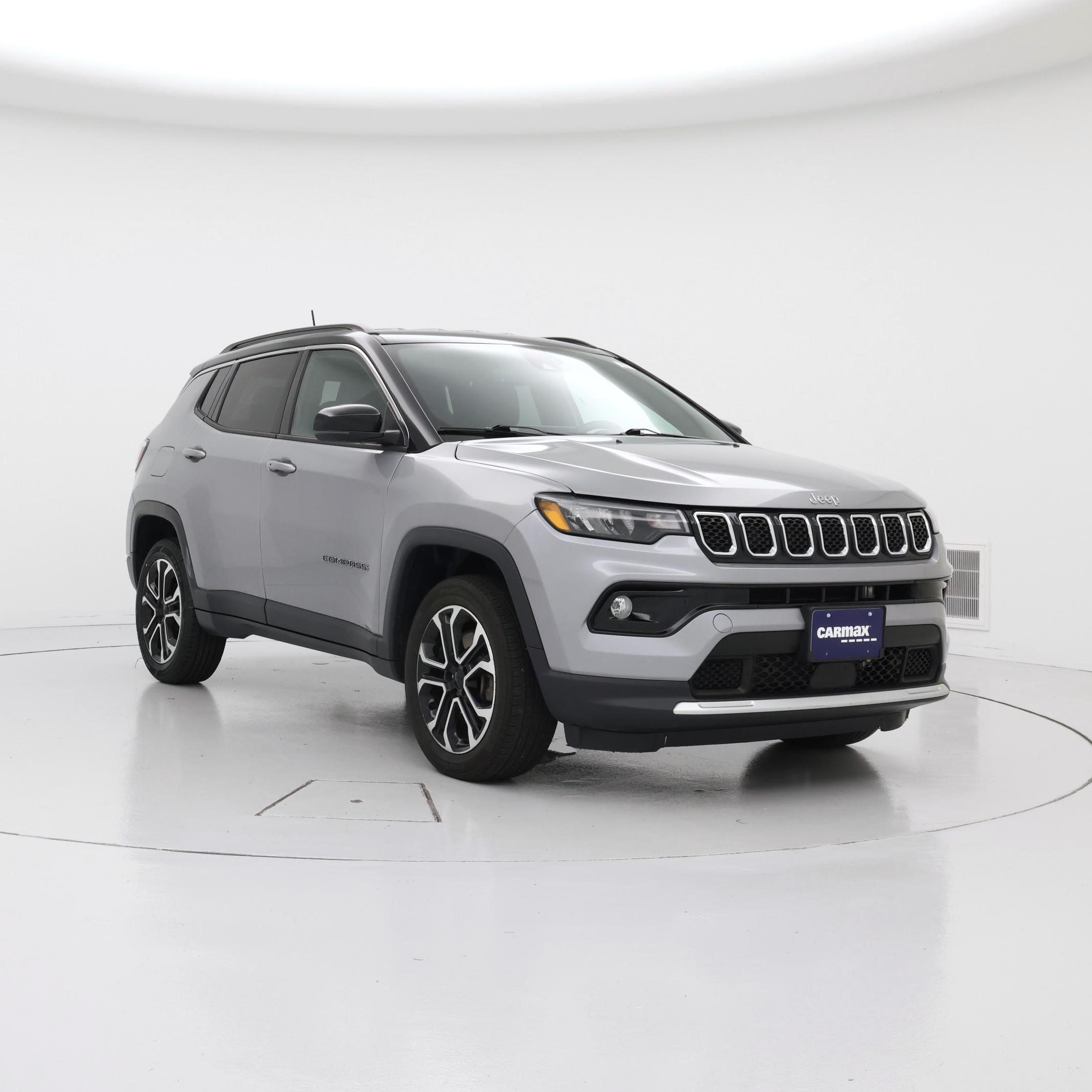 Silver 2023 Jeep Compass SUV / Crossover Four-Wheel Drive Automatic
