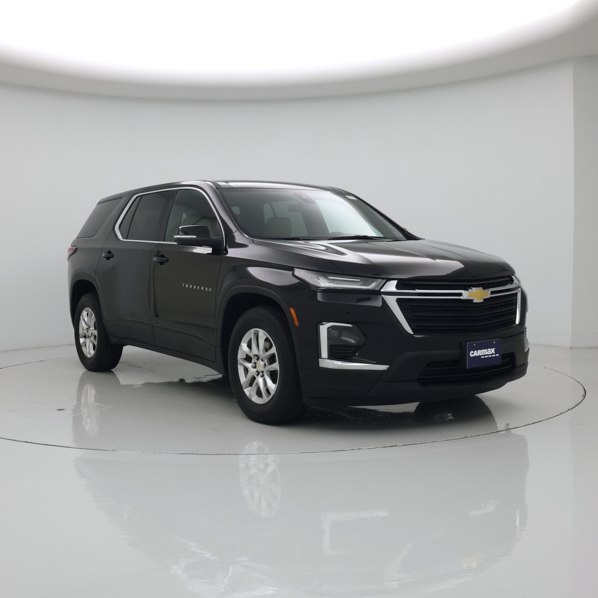 Black 2023 Chevrolet Traverse SUV / Crossover Four-Wheel Drive Automatic