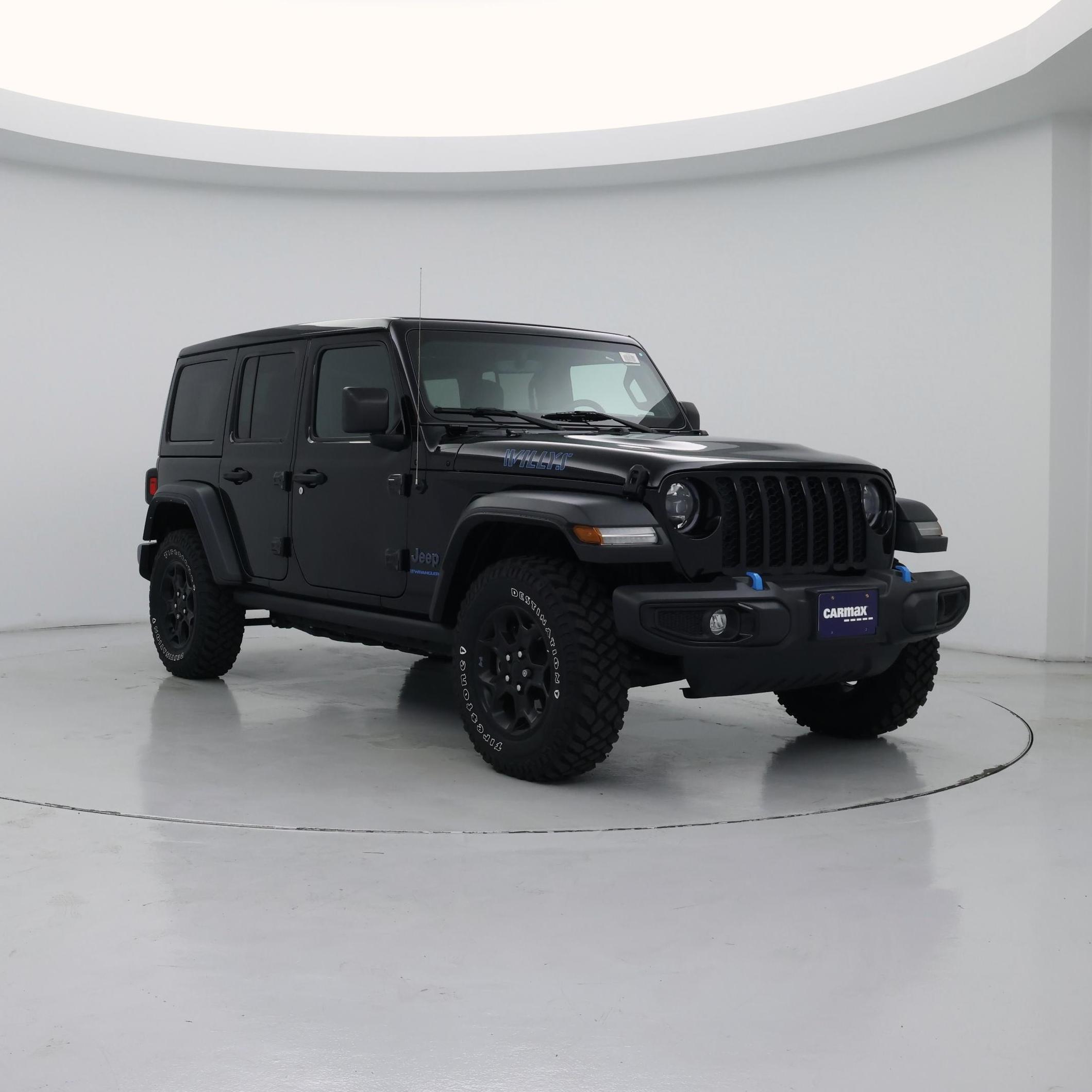 Black 2023 Jeep Wrangler 4xe SUV / Crossover Four-Wheel Drive Automatic